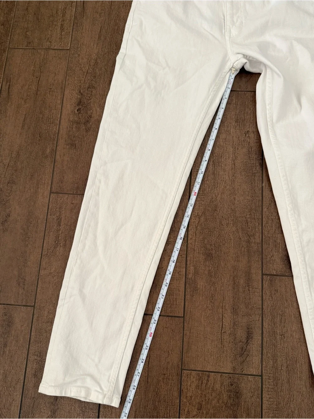 ZARA Jeans Men's White Casual Denim Pants  Men’s USA Sz 34 Inseam 30